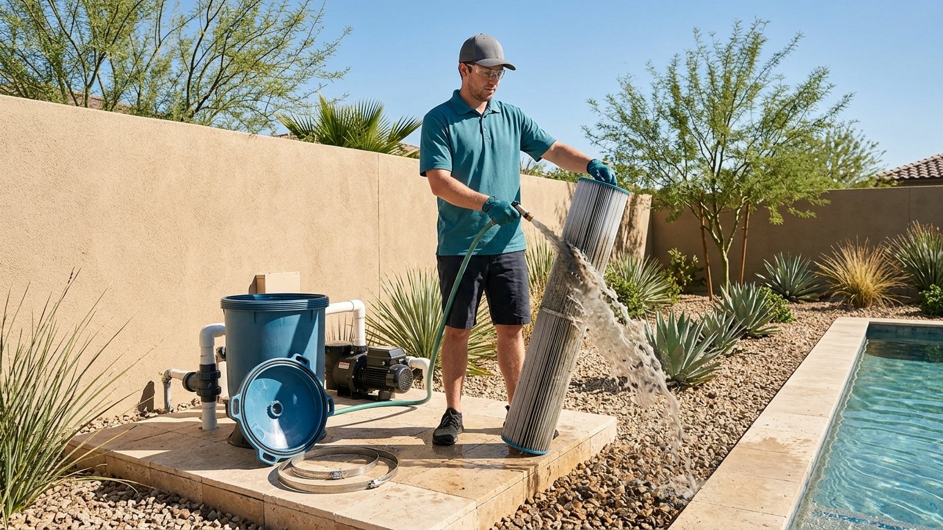 Pool Filter Cleaning in Las Vegas, NV — Las Vegas Pool Cleaner