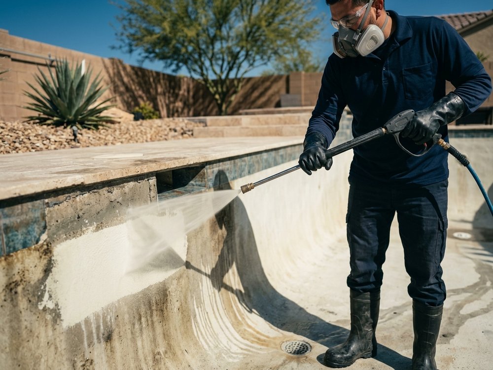 Drain & Acid Wash in Las Vegas, NV — Las Vegas Pool Cleaner