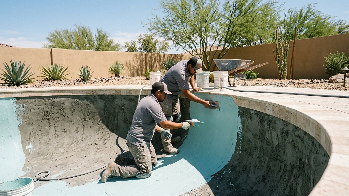 Pool Resurfacing & Replastering in Las Vegas, NV — Las Vegas Pool Cleaner